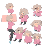 some small drawings of me