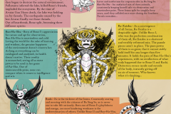 a collaboration between a friend and I for a project we were making, a spirit we created who has 4 forms.